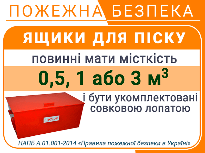 Ящики для піску