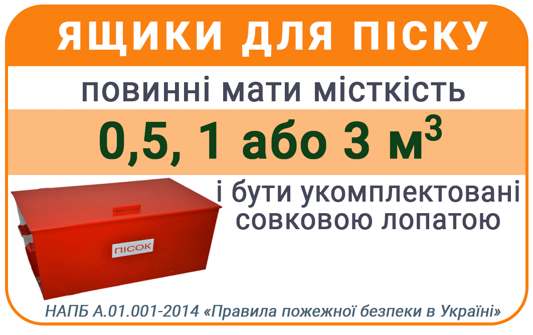 Ящики для піску