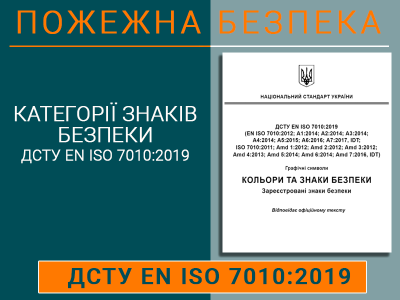 Категорії знаків безпеки ДСТУ ЕN ІSО 7010:2019 Техноспектр-Сервіс